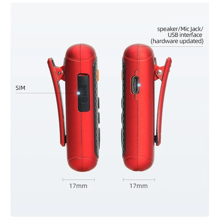 Poc Mini Walkie Talkie With Earpiece